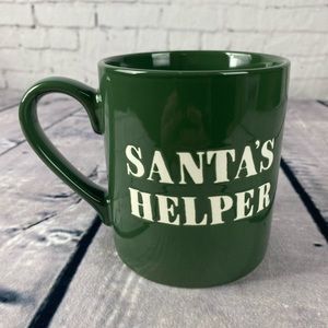 Threshold Santa’s Helper Green Coffee Mug Christmas Holiday